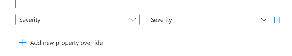 Analytic Rule Alert Override Severity