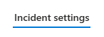 Analytic Rule Incident Settings Tab